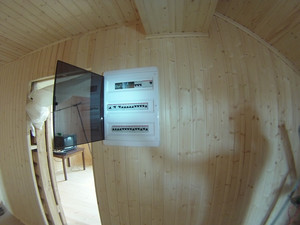 Электрощит Электрощит в доме из дерева