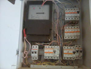 Старый электрощит Старый электрощит