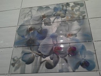 Красивый узор в ванной Красивая плитка в ванной