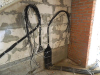 Монтаж проводов Провести провод